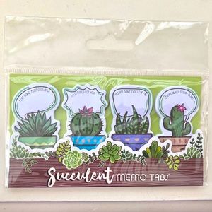 Streamline Imagined - ADORABLE Succulent Memo Tabs - BRAND NEW!🪴💚
